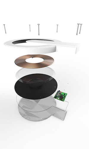 Ground charger exploded view