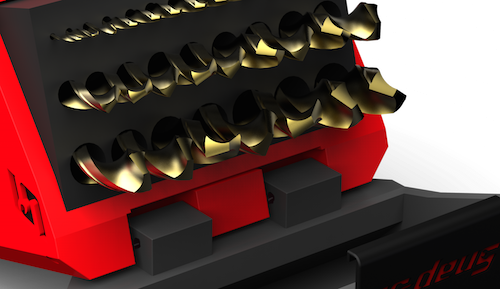 Drill bit case render