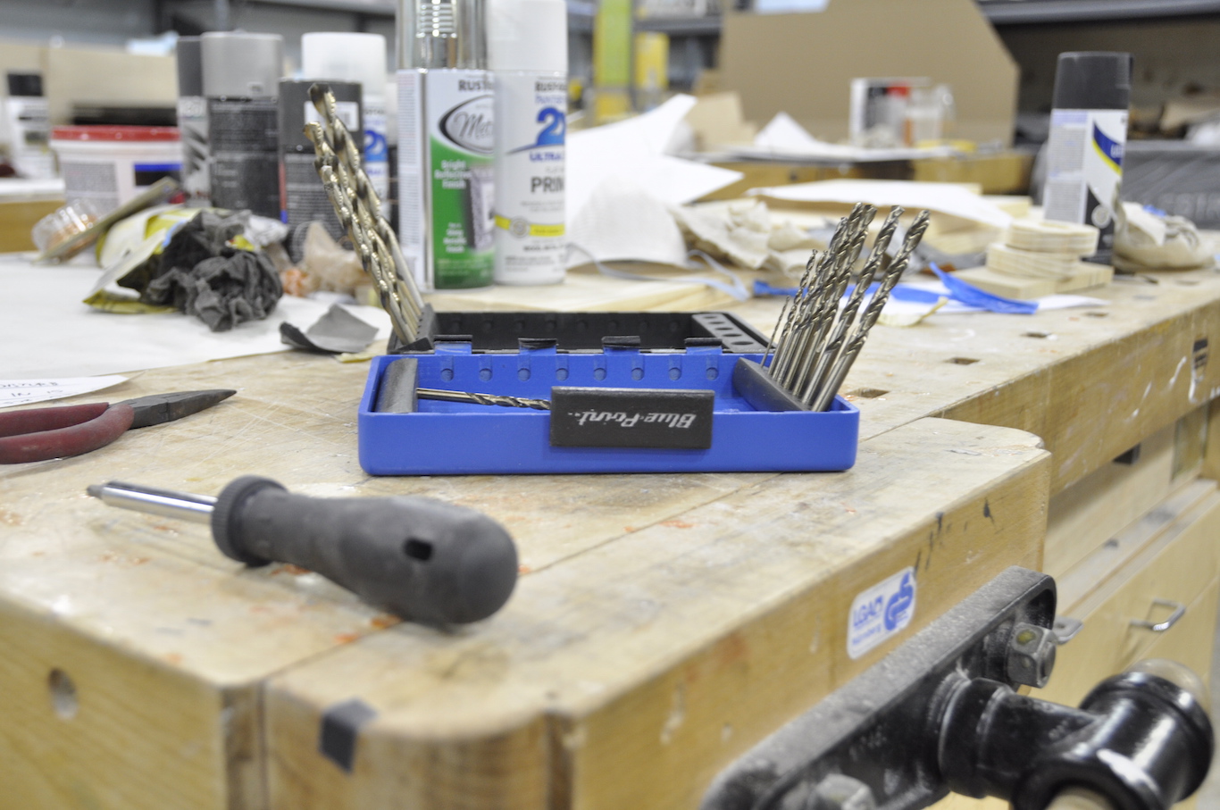Drill bit case in context